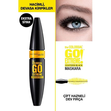 Maybelline Colossal Go Extreme Leather Black Mascara 9.5 ml