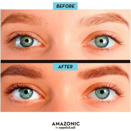 Nuggela & Sulé AMAZONIC Eyebrow Densifier Serum 2.5ml + Brush - Natural Formula for Thicker Eyebrows