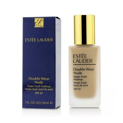Estee Lauder Double Wear Nude Water Fresh Makeup SPF30 Shade 3C2 Pebble 1oz/30ml
