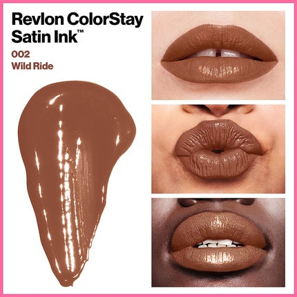 Revlon ColorStay Satin Ink Longwear Liquid Lipstick 002 Wild Ride 0.17 Fl Oz