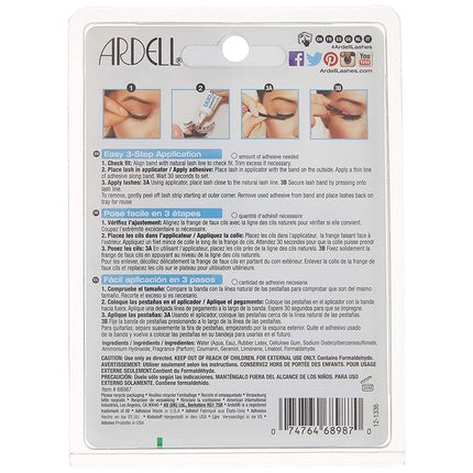 Ardell Deluxe Pack Demi Wispies Black False Eyelashes with Free Precision Lash Applicator