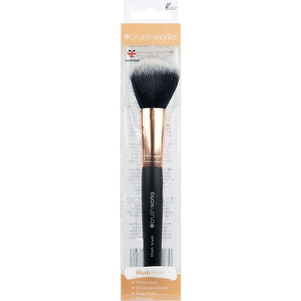 Brushworks Blush Brush Black and Gold 1 Count
