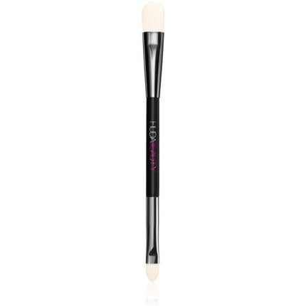 Huda Beauty Conceal & Blend Dual-Ended Brush - Double Face Brush for Concealer and Cream Eyeshadow, 1 pc