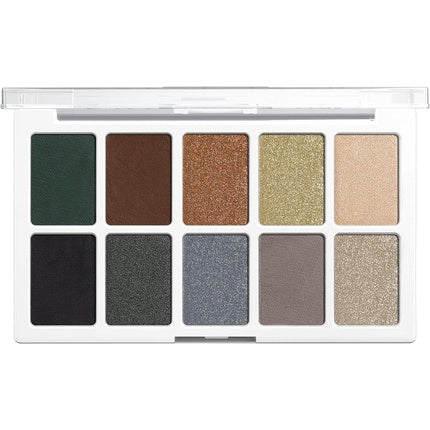 Wet n Wild Color Icon 10-Pan Eyeshadow Palette Lights Off - High Pigment Formula for Everyday Makeup