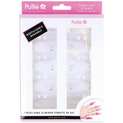 Pink Soak Off Remover Clips - Pack of 10