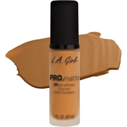 LA Girl PRO.matte HD Long Wear Matte Foundation GLM671 Ivory GLM680 Golden Bronze