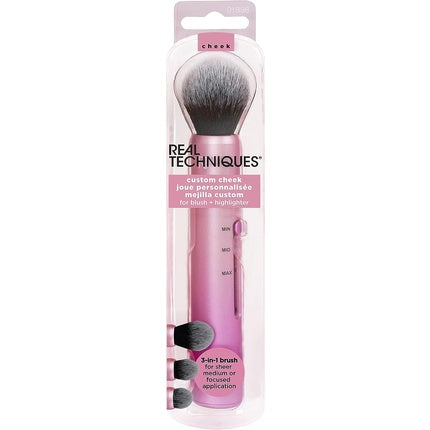 Real Techniques Slide 3-in-1 Customizable Blush Makeup Brush for Blusher and Bronzer