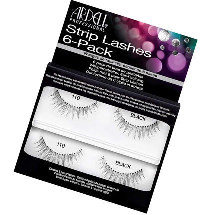 ARDELL Natural 110 Black False Eyelashes 6 Pack 25g