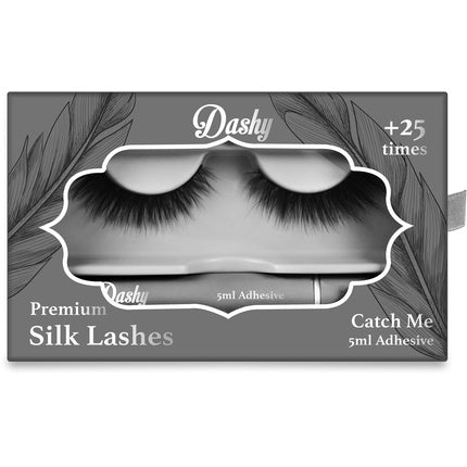 Dashy Premium Silk Lashes With 5 Ml Adhesive - Catch Me