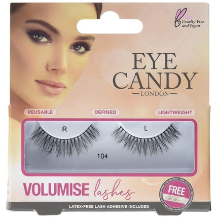 Eye Candy Volumise False Eyelashes 104 - 100g