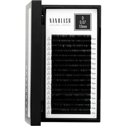 Nanolash Volume Lashes False Lashes for Professional Eyelash Extensions Volume Eyelash Extensions 10mm 0.07 D