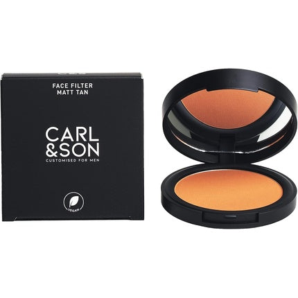 CARL&SON Matt Brown Face Filter Bronzing Powder Highlighting and Contouring for All Skin Types 9.6g