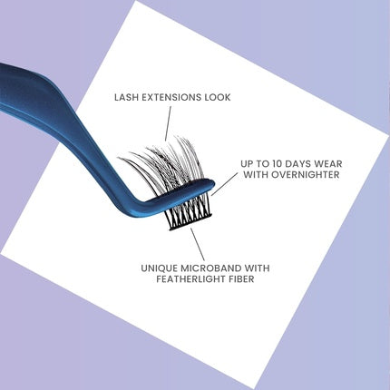 KISS Falscara False Eyelashes Lash Clusters Faux Mink Wisps 12mm-14mm-16mm 24 Wisps Contact Lens Friendly Easy to Apply Reusable Strip Lashes
