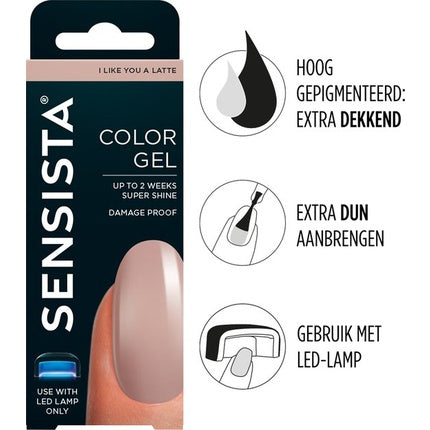 Sensista Color Gel I Like You A Latte - Nude