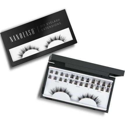 Nanolash Eyelash Artificial Eyelashes In Clusters Harmony 36 Pieces
