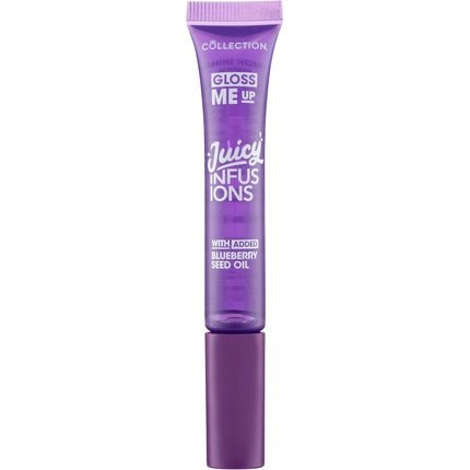 Collection Cosmetics Gloss Me Up Juicy Infusion Berry Lip Gloss with Blueberry Seed Oil 9ml Purple