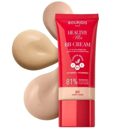 Bourjois Healthy Mix Bb Cream Concealing And Moisturizing Bb Cream For Face 01 Ivory 30ml