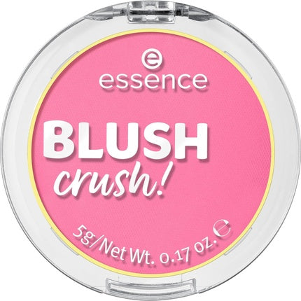 essence BLUSH crush! Rouge No. 50 Pink High Pigment Instant Result Shimmering Matte Vegan Oil-Free Perfume-Free Alcohol-Free 5g