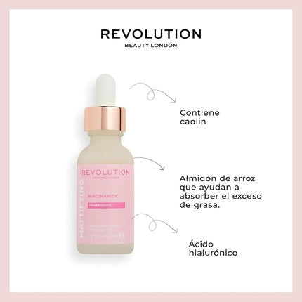 Revolution Skincare Niacinamide Serum Mattifying & Oil Control Make Up Primer 30ml