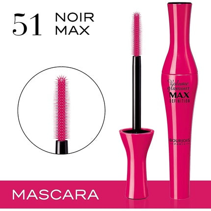 Bourjois Volume Glamour Max Definition Mascara Black 10ml