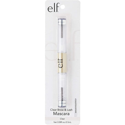 e.l.f. Clear Brow & Lash Mascara Glossy Shiny Lightweight Easy To Use Conditions Hairs Gives Brows Soft Flexible Hold Compact All-Day Wear 2.5ml