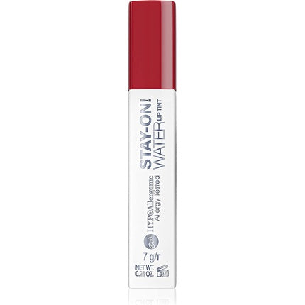 Bell Hypoallergenic Stay-On! Water Lip Tint 06 Lady In Red Vegan 7g