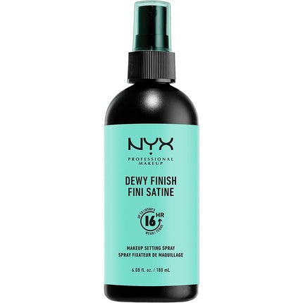 NYX Professional Makeup Setting Spray Long Lasting Formula Finishing Spray Lightweight Vegan Formula Dewy Finish 180ml