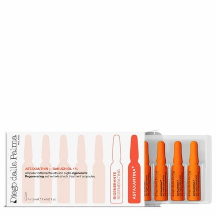 Diego Dalla Palma Vitamin C Illuminating Day And Night Ampoules Treatment Serum For Dark Spots For Face - 7 Pieces, 15 Milliliters Each
