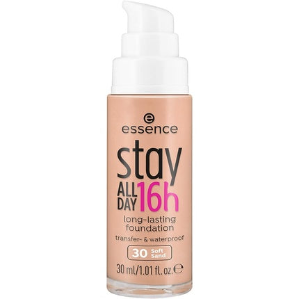 Essence Stay All Day 16h Long-Lasting Foundation 30 Soft Sand