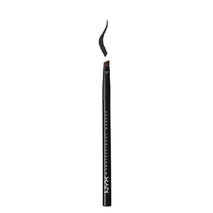 NYX Professional Makeup Pro Brush Angled 19 - Angled Eyebrow Brush with Ergonomic Shape for Precise Application