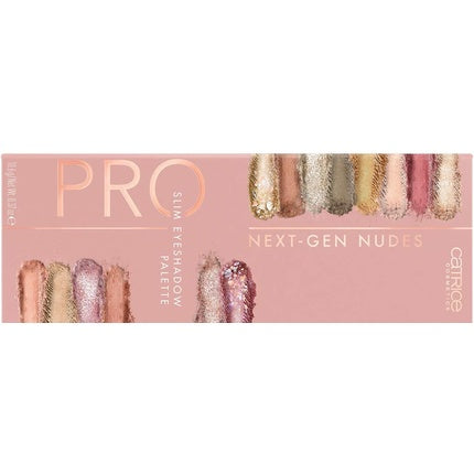 Catrice Pro Next-Gen Nudes Slim Eyeshadow Palette No. 10 Courage is Beauty Highly Pigmented Makeup Palette