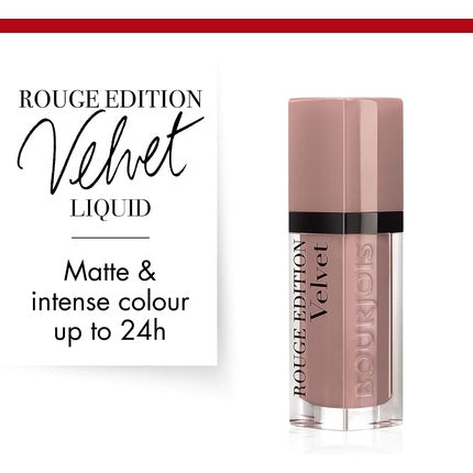 Bourjois Rouge Edition Velvet Liquid Lipstick 27 Cafe Ole! Nudes 6.7ml
