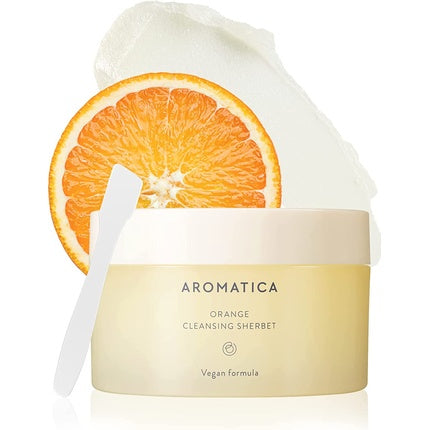 AROMATICA Orange Cleansing Sherbet 150g Makeup Removing Balm Vegan Cleanser