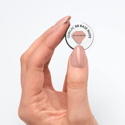 Semilac BB Nude Base Coat for Gel Nail Polish 7ml