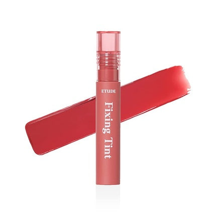 ETUDE Fixing Tint #01 Analog Rose Long Lasting High Pigmented Liquid Lipstick Waterproof Matte Finish Lip Stain Full Coverage