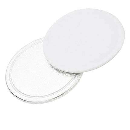 Beautytime Velvet/Leatherette Powder Puff 2 Pieces
