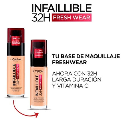 L'Oreal Paris Infallible 24h Fresh Wear Foundation Long-Lasting Face Foundation 235 Honey 30ml