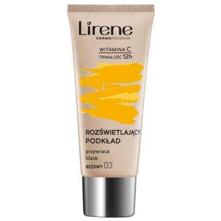 Lirene Illuminating Foundation Restoring Skin Glow 03 Beige 30ml
