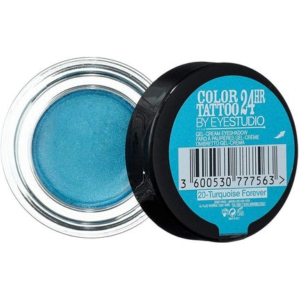 Maybelline Color Tattoo 24 Hour Eye Shadow Turquoise Forever Number 20