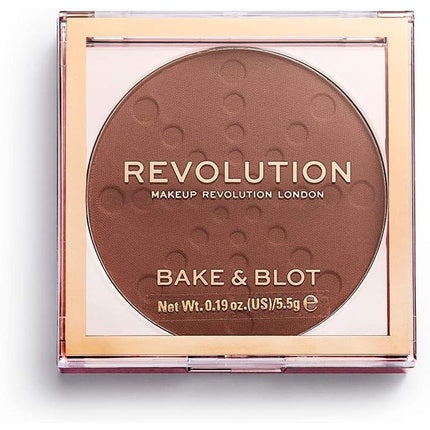 Bake & Blot Compact Powder - Deep Dark
