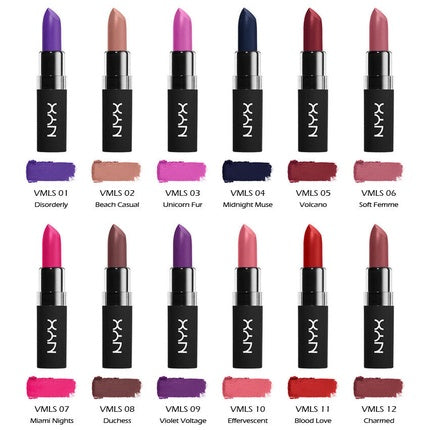 NYX Velvet Matte Lipstick - Pick Your Color