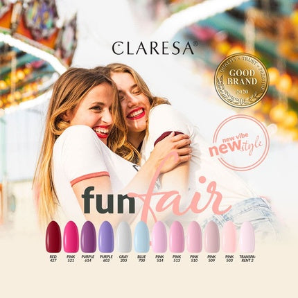 Claresa Soak Off Uv/Led Pink Hybrid Nail Polish 509 5g
