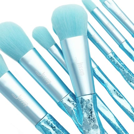 Jessup Makeup Brushes Set 8 Pieces for Powder Blending