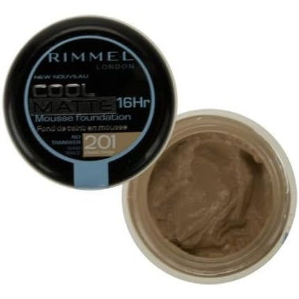 Rimmel Cool Matte 16hr Mousse Foundation 201 Classic Beige