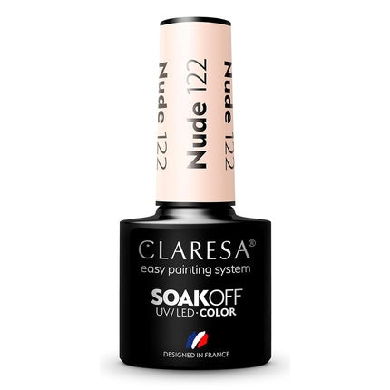 Claresa Soak Off Uv/Led Nude Hybrid Nail Polish 122 - 5g