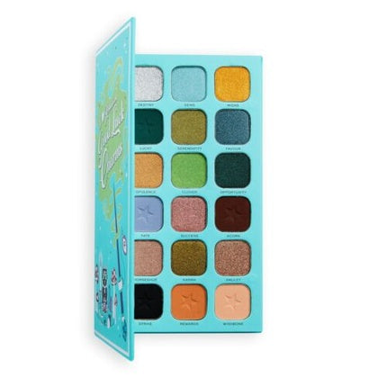 I Heart Revolution Book of Spells Good Luck Charms 18 Pan Eye Shadow Palette