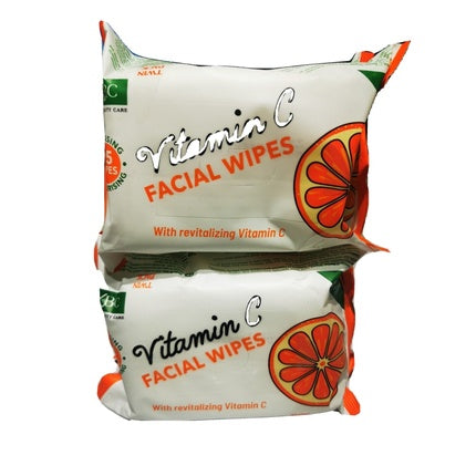 Revitalizing Vitamin C Facial Daily Cleansing Wipes Makeup Remover 25 Wipes