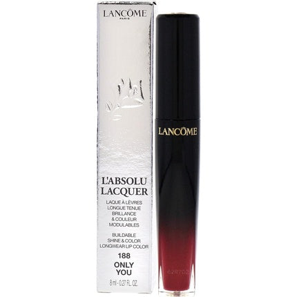 Lancome L'Absolu Lacquer Red Lipstick 188 Only You 8ml