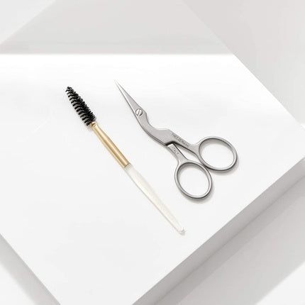 Tweezerman Brow Shaping Scissors and Brush