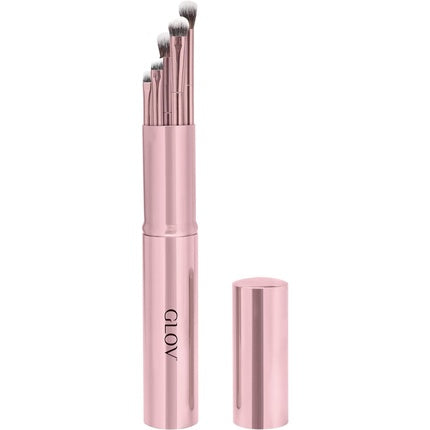 Glov Make Up Brush Set Of 5 Makeup Brushes Pink